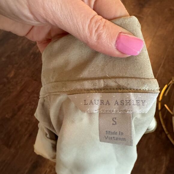 Laura Ashley, Gold, zip up jacket size small - Picture 6 of 6